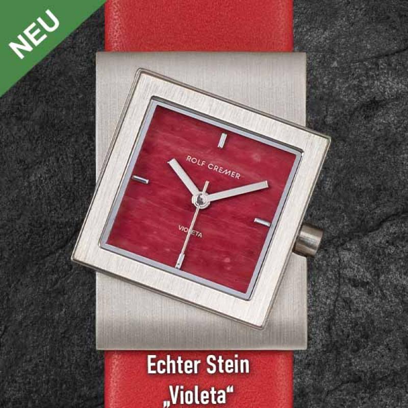 ROLF CREMER Damen - Armbanduhr TURN-S Stone Violetta 507787